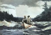 Winslow Homer Canoe in Rapids (mk44) Germany oil painting artist